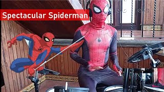 Spectacular Spiderman Intro Drum Cover By WeerfDanny [upl. by Boony142]