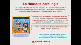 Carlo Magno e il Sacro Romano Impero 6  La rinascita carolingia cap 27 par 6 pp 341  343 [upl. by Osicran]