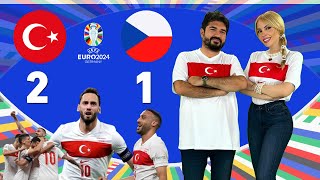 TÜRKİYE 21 ÇEKYA EURO 2024  KırmızıBeyaz Futbol 26 Haziran 2024 [upl. by Ruthven]