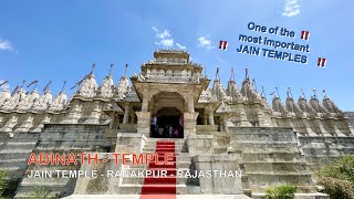 ADINATH Temple  JAIN TEMPLE RANAKPUR [upl. by Asiram894]