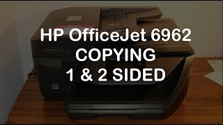 HP Officejet 6962 Copying review [upl. by Winifred600]