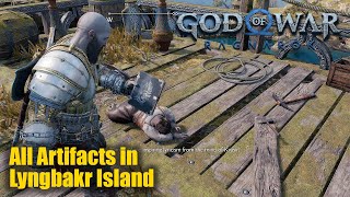 God of War Ragnarok  All Artifacts in Lyngbakr Island Svartalfheim [upl. by Garges]