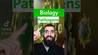 Pathogens  GCSE Science in a minute biology gcsescience stem school bacteria virus disease [upl. by Arinay]