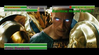 Black Adam vs The Justice Societywith healthbars [upl. by Aivatnohs]