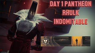 Week 3 pantheon Rhulk Indomitable  Destiny 2 [upl. by Aivatnwahs]