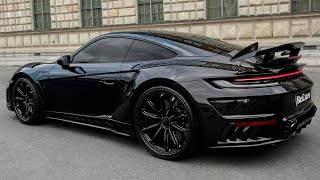 2023 Porsche 911 Turbo S  Full BlackBlue Carbon 911 by TopCar Design [upl. by Spears]