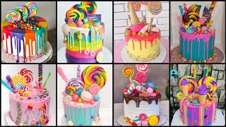 Candy Theme Cake Decoration ideasKids Birthday Cake DesignCandy Cakes [upl. by Omissam597]