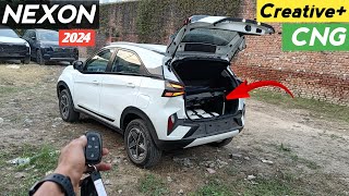 New Tata Nexon i CNG 2024 ❣️ Nexon Creative Plus Cng Review 😍 [upl. by Rumery]