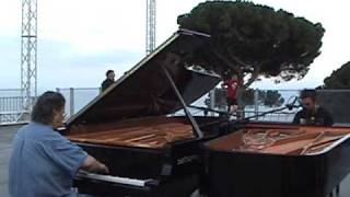 Chick Corea and Stefano Bollani Rehearse a Duet [upl. by Post]