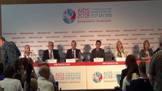 AIDS 2018 Press Conference [upl. by Jezreel339]