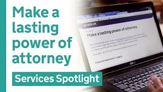 Make a lasting power of attorney on GOVUK [upl. by Yelyac]