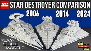 Every LEGO Star Destroyer COMPARISON Star Wars 6211 75055 75394 [upl. by Russom]