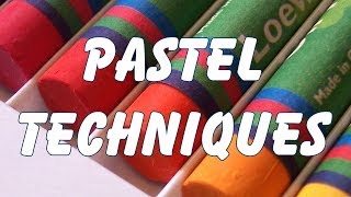 pastel drawing painting techniques [upl. by Eidnalem]