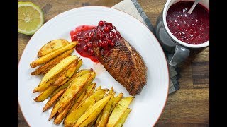 Entenbrust mit Johannisbeersoße  Rezept und Anleitung  Natürlich Lecker [upl. by Anali]