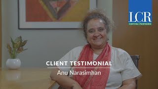 LCR Client Testimonial  Anu Narasimhan [upl. by Aneehsat]