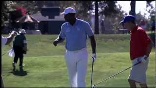 Dennis Haysbert • RainCatcher  Allstate Celebrity Golf Classic 2012 [upl. by Bradley]