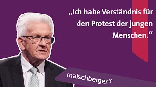 quotDer Klimaschutz geht nicht schnell genug voranquot Winfried Kretschmann im Gespräch  maischberger [upl. by Fields527]