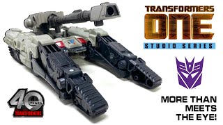 WICKED Transformers Studio Series 114 TF ONE Deluxe Class MEGATRON Review [upl. by Asle]