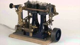 Stuart D10 Live Steam Model Marine Engine [upl. by Nemsaj]