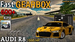 Audi R8 best gearbox 1695HP  car parking multiplayer new update  MOHsiNEditZ [upl. by Durward]