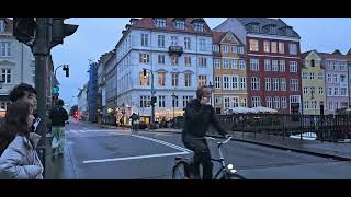 Evening At Nyhavn Copenhagen Denmark 🇩🇰 [upl. by Nnyleimaj]