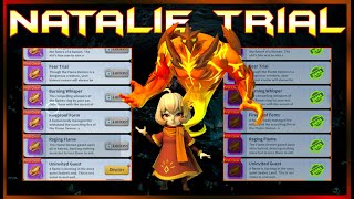 The Natalie Trial Full Tutorial for new players to Hero Clash  Inferno Souls Trial [upl. by Tsan680]