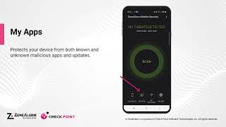 ZoneAlarm Mobile Security  Android App Tour [upl. by Aziul177]