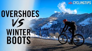 Winter cycling overshoes Vs Dedicated winter shoes whats best for you [upl. by Elmore443]