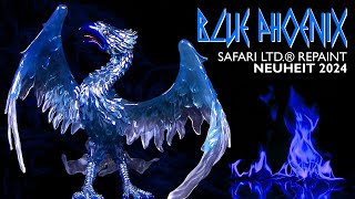 Safari Ltd ® Blauer Phönix  Blue Phoenix New 2024 Repaint  Mythical Realms  Unboxing [upl. by Ettenuj]