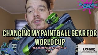 Changing My Paintball Gear for World Cup and talking about my WILD 2024 [upl. by Blalock]