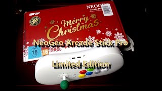 Néo Géo Stick Arcade Pro Christmas Edition 30th Anniversary Part 1 Contenu amp Présentation [upl. by Mazman393]