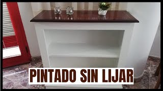 MUEBLE PINTADO SIN LIJAR Y CON SPRAY I CON TUS MANOS DECORA [upl. by Lemra]