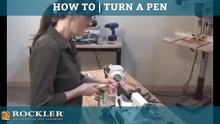 Learn How To Turn A Wooden Pen  Step By Step [upl. by Kele799]