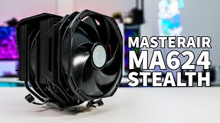 Noctua Killer Cooler Master MasterAir MA624 Stealth Review [upl. by Daveen676]