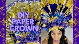 HOW TO MAKE PAPER CROWN [upl. by Ehsiom582]