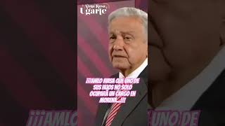 Hijo de AMLO para legislador ¿o presidente de México [upl. by Alegnat]