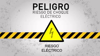 Peligro riesgo de choque eléctrico [upl. by Rand]