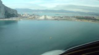 Gibraltar Airport  Approach amp Landing Runway 27 [upl. by Ermengarde]