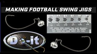 How to Make Football Swing Jigs from Do It Molds  That Guy Skimpy [upl. by Nyram463]