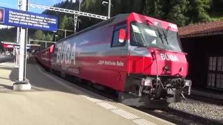 RhB Rhätische Bahn 2016 Teil1 Bergün Chur [upl. by Orpheus]