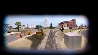 Cab ride through the layout no stagings New improved version [upl. by Acirrej954]