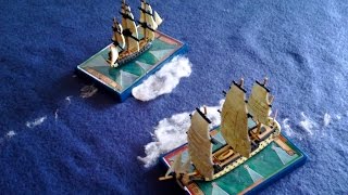 Sails of Glory  Ship of the Line vs Frigate [upl. by Akeme]