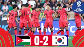 On course for World Cup  Jordan  Korea Republic  Highlights  AsianQualifiers  Road To 26 [upl. by Oriaj]