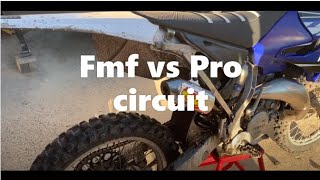 Pro circuit shorty VS fmf shorty on a YZ125 [upl. by Dhruv]