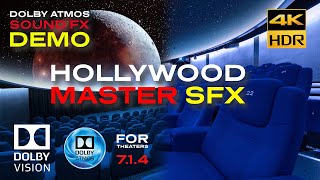 DOLBY ATMOS quotHOLLYWOOD MASTER SFXquot 714 Theater Demo 4KHDR Dolby Vision Download Available [upl. by Uis]