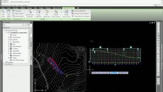 Civil 3D 2010 Roadway Varying Pavement Widths [upl. by Comyns]