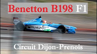 Benetton B198 F1 Driving Experience 2020 with LRS Formula  Circuit DijonPrenois [upl. by Einaej370]