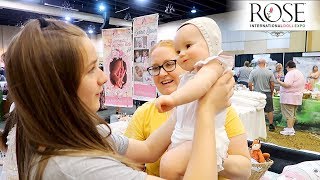 Rose Doll Show 2019 Shopping for Reborns on Our Last Day at the Reborn Doll EXPO [upl. by Bethina]