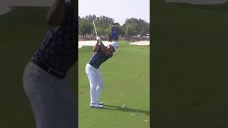 Billy Horshell 150 yard iron shot down the line [upl. by Hgielsel]