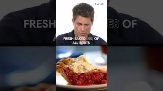 Rob Lowe Prefers Old Fashioned Desserts  Food Diaries  Harpers BAZAAR [upl. by Hairahcaz]